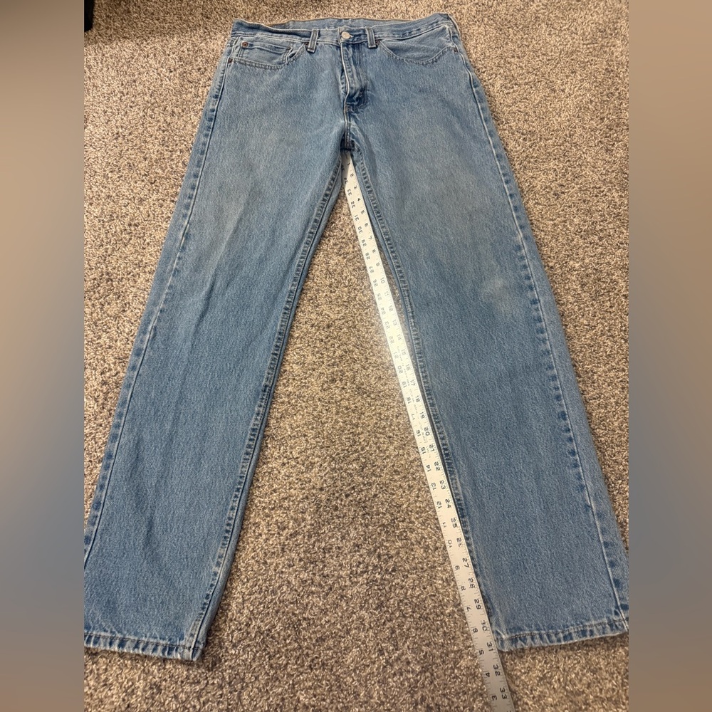 Levis 505 Jeans Size 34x34 - Picture 6 of 7